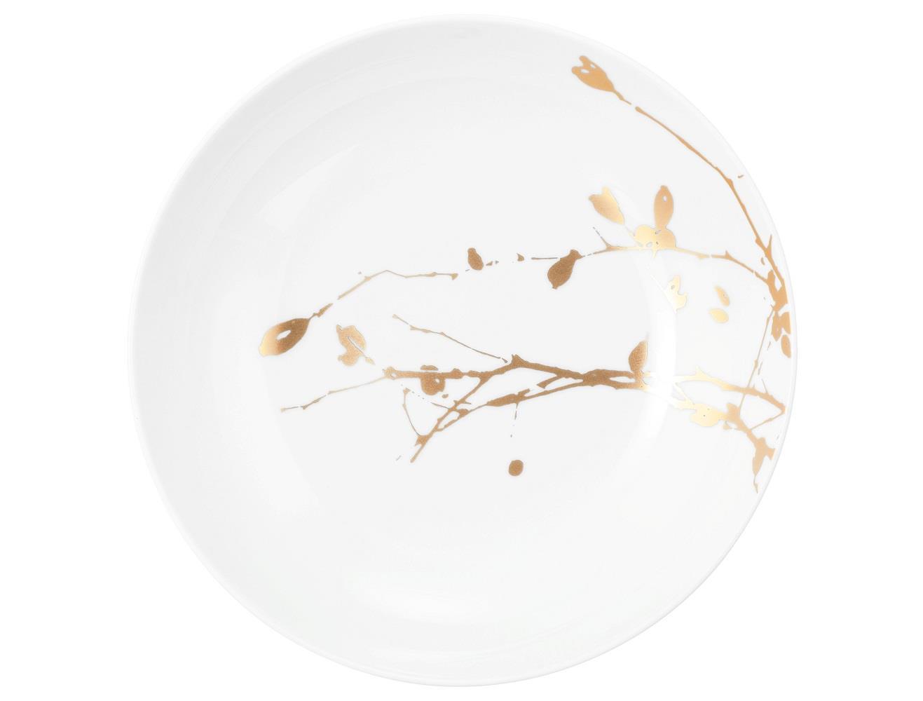 Seltmann Weiden Liberty Golden Rose Hip Suppenteller 21 cm