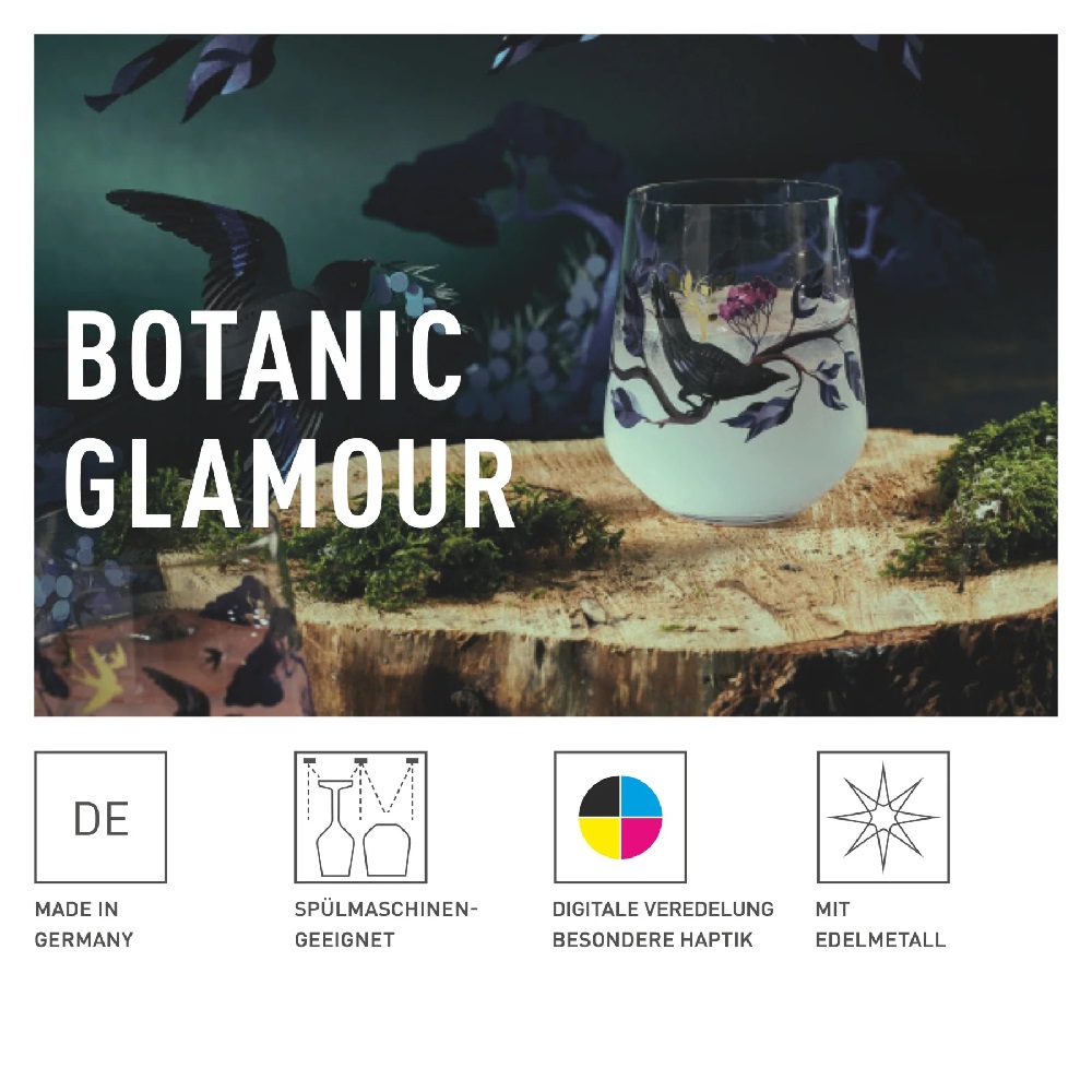 Ritzenhoff Botanic Glamour Gin Tumbler 2er #7 #8 GWAW H23