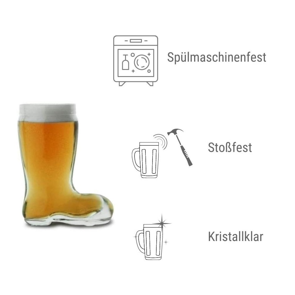 Stölzle Oberglas Bierstiefel 0,04 l 12er Set