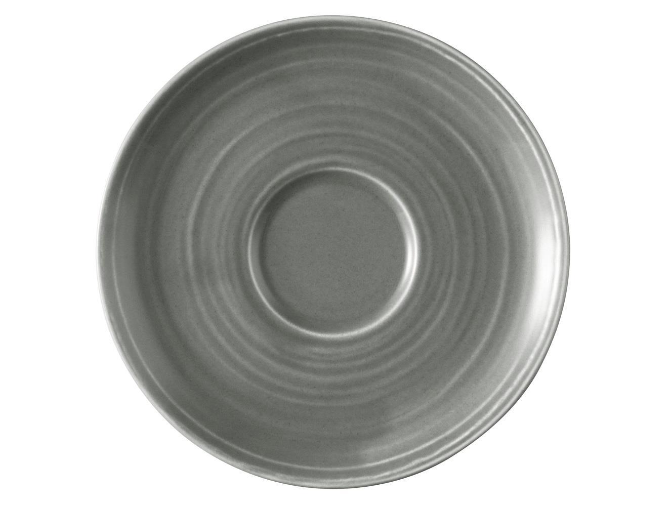 Seltmann Weiden Terra Perlgrau Kombi-Untertasse groß 16,5 cm