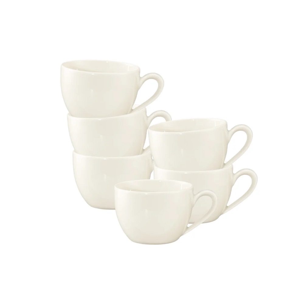 Seltmann Weiden Savona Fine Diamond weiß Espressoobertasse 0,11 l 6er Set