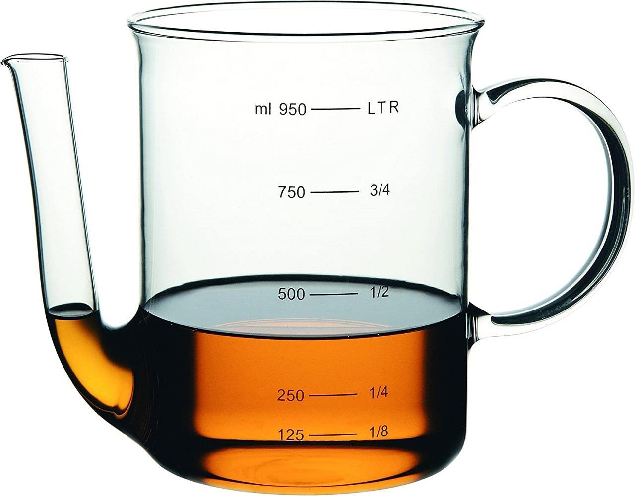 Bohemia Cristal Fett-Trenner mit Henkel 1,0 L
