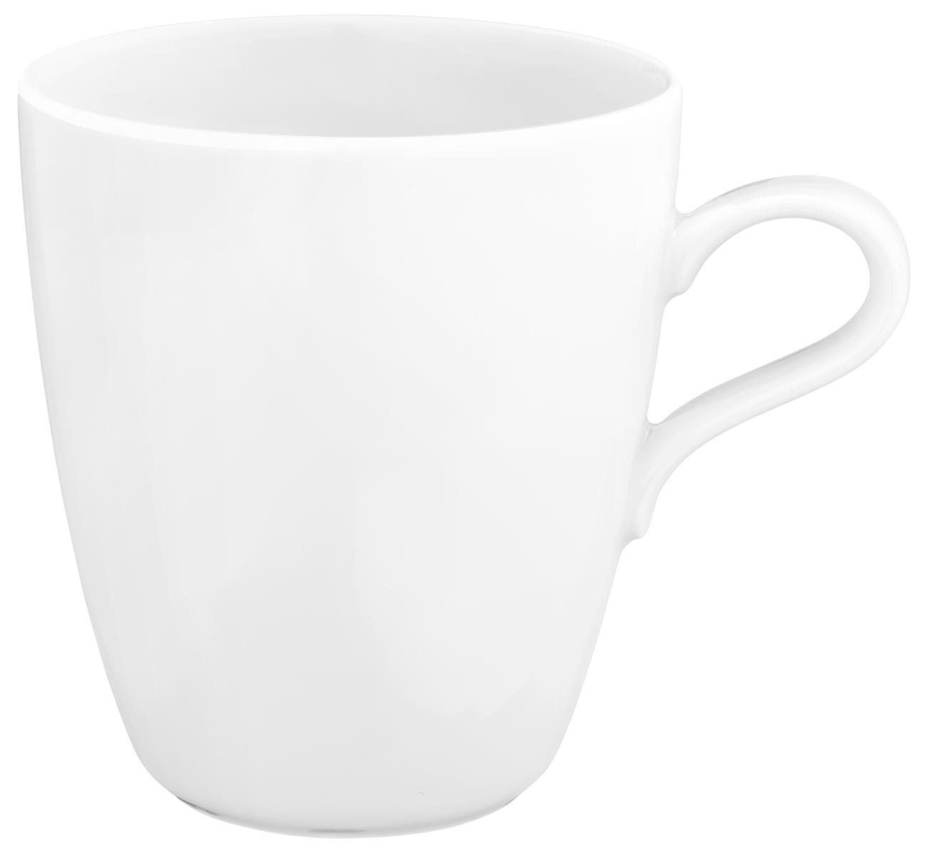 Seltmann Weiden L Fashion luxury white Becher mit Henkel 0,40l