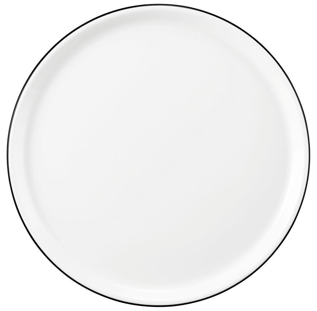 Modern Life "Black Line" Pizzateller 30 cm rund 2er set
