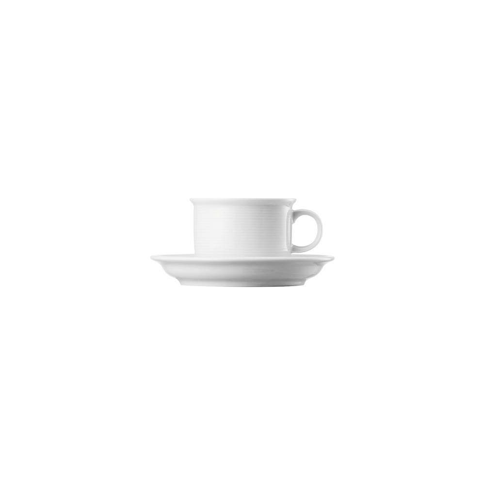 Thomas Trend Weiss Kaffeeobertasse + Untertasse 2-tlg.