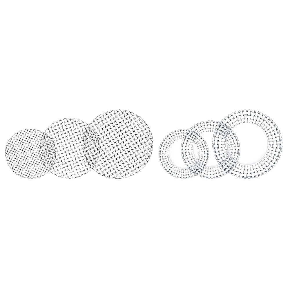 Nachtmann Bossa Nova Platzteller 32 cm 2er Set