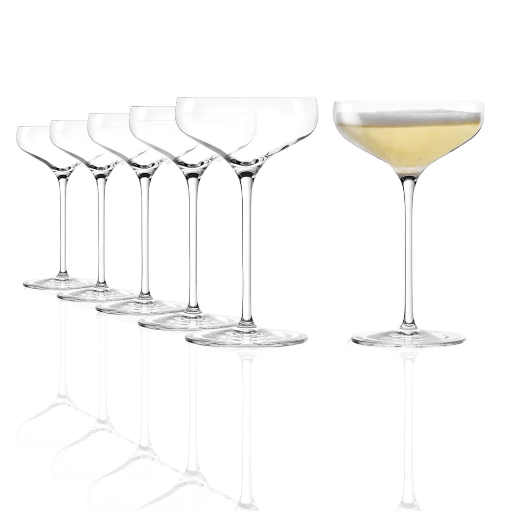 Stölzle Lausitz Twist Champagnerschale 220 ml 6er Set