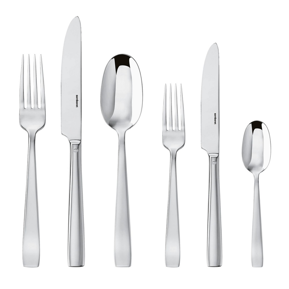 Sambonet Flat Mirror Stahl Besteck-Set 36-tlg.