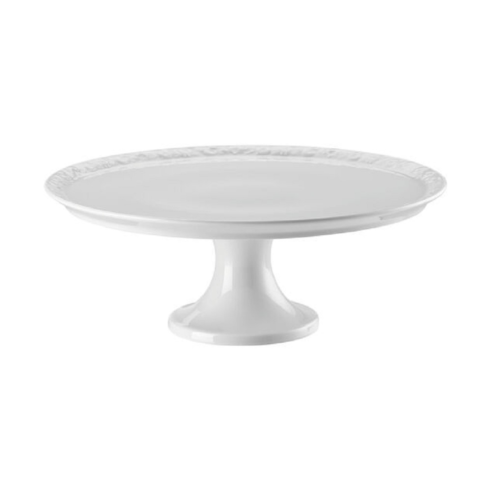 Rosenthal Maria Weiss Tortenplatte mit Fuß groß - Rund - R 30,8 cm