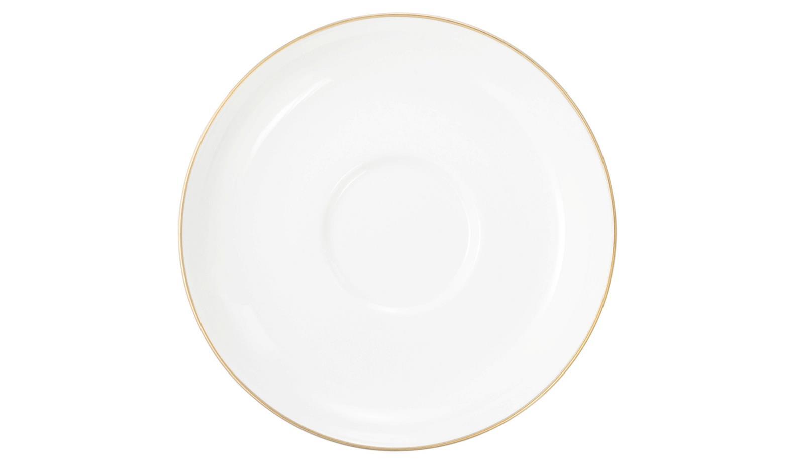 Seltmann Weiden Liberty Goldrand Teeuntere 13 cm