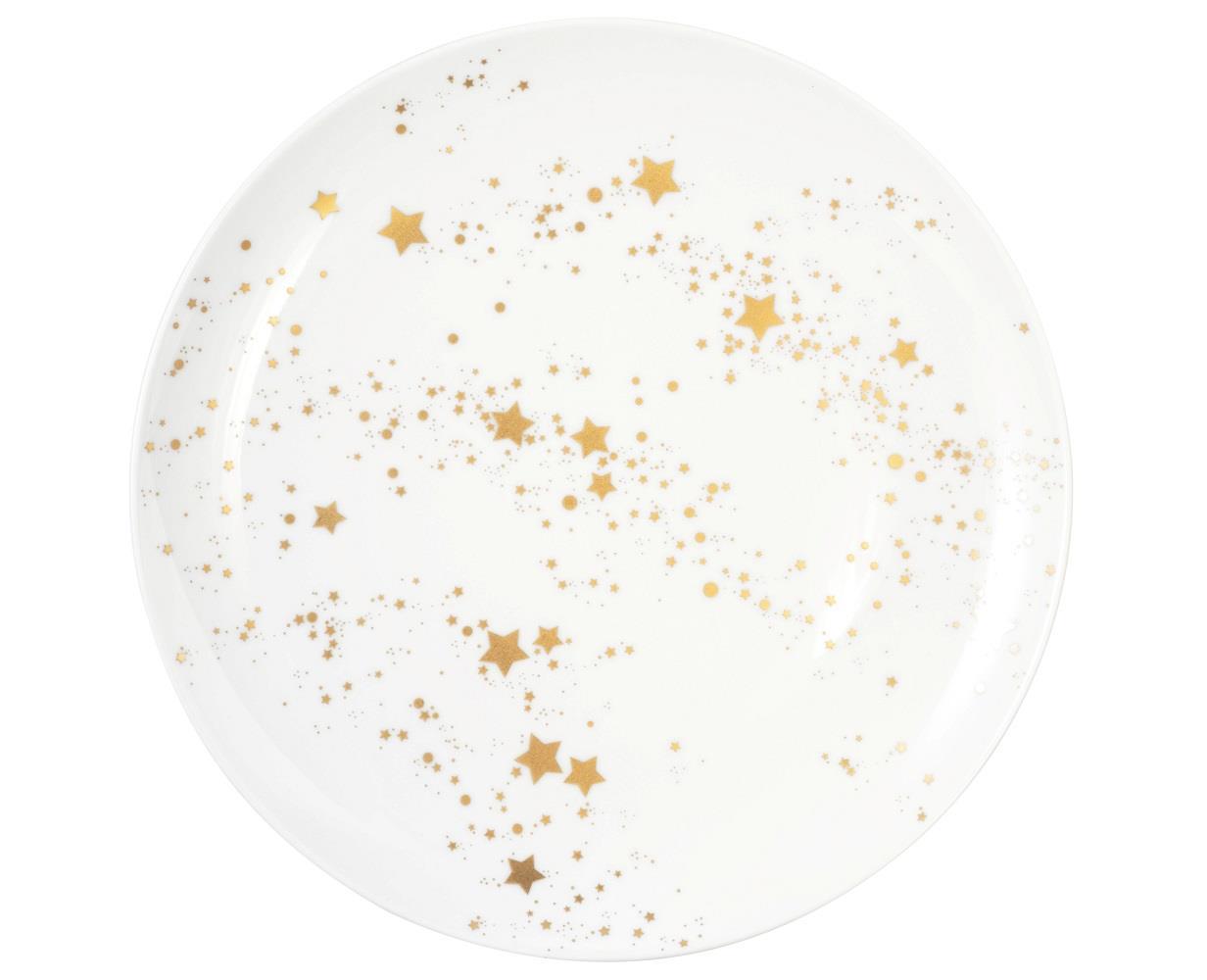 Seltmann Weiden Liberty Golden Star Frühstücksteller 22,5 cm