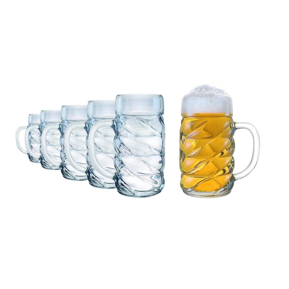Stölzle Oberglas Diamond Bierkrug 1,0 l 6er Set