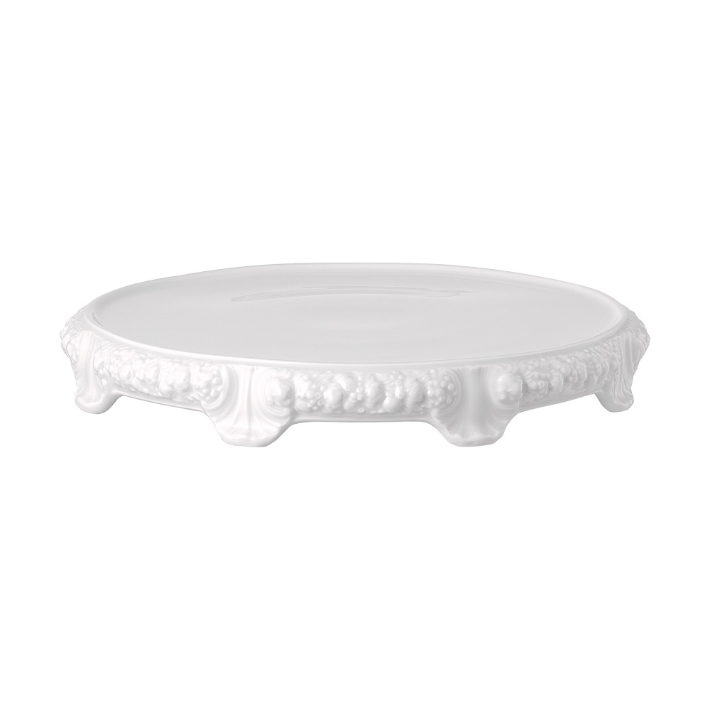 Rosenthal Maria Weiss Tortenplatte mit Fuß - Rund - R 31,2 cm