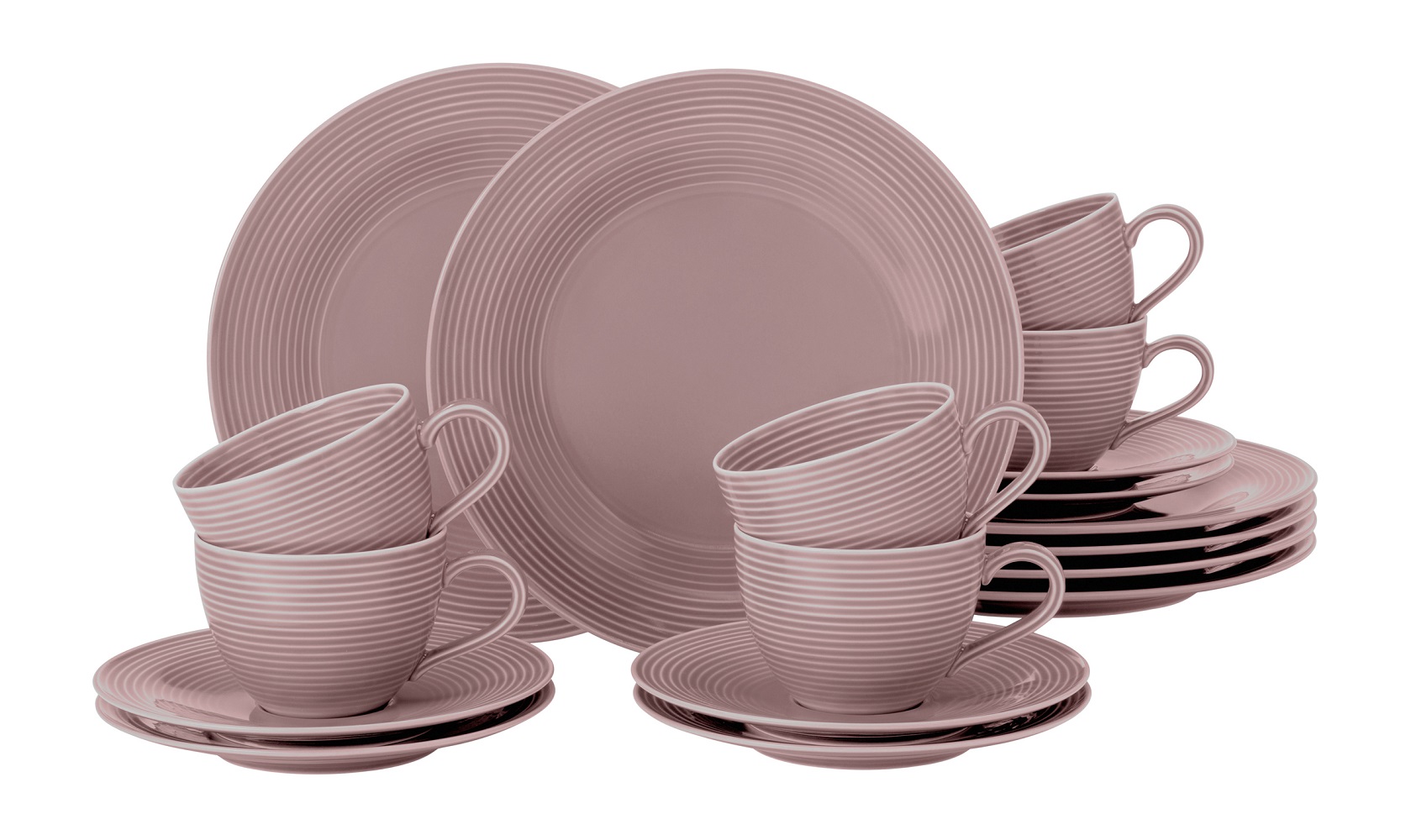 Seltmann Weiden Beat Altrosa Kaffeeservice 18-tlg.