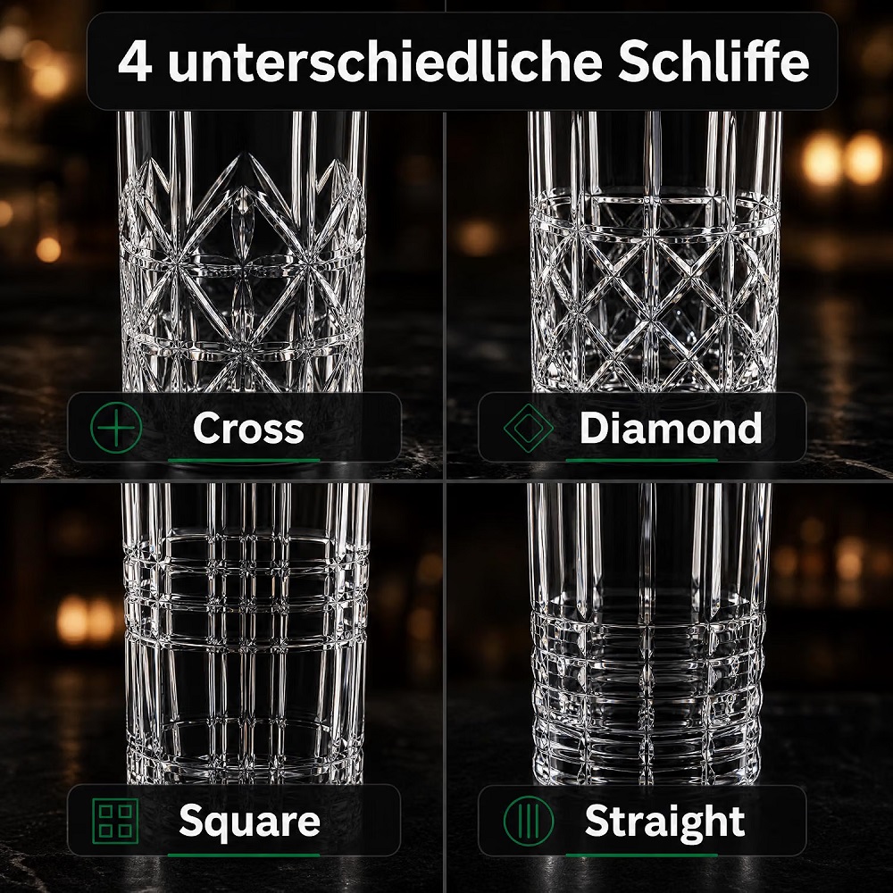 Der-Porzellan-Laden by Nachtmann Highland Longdrinkglas 4er Set
