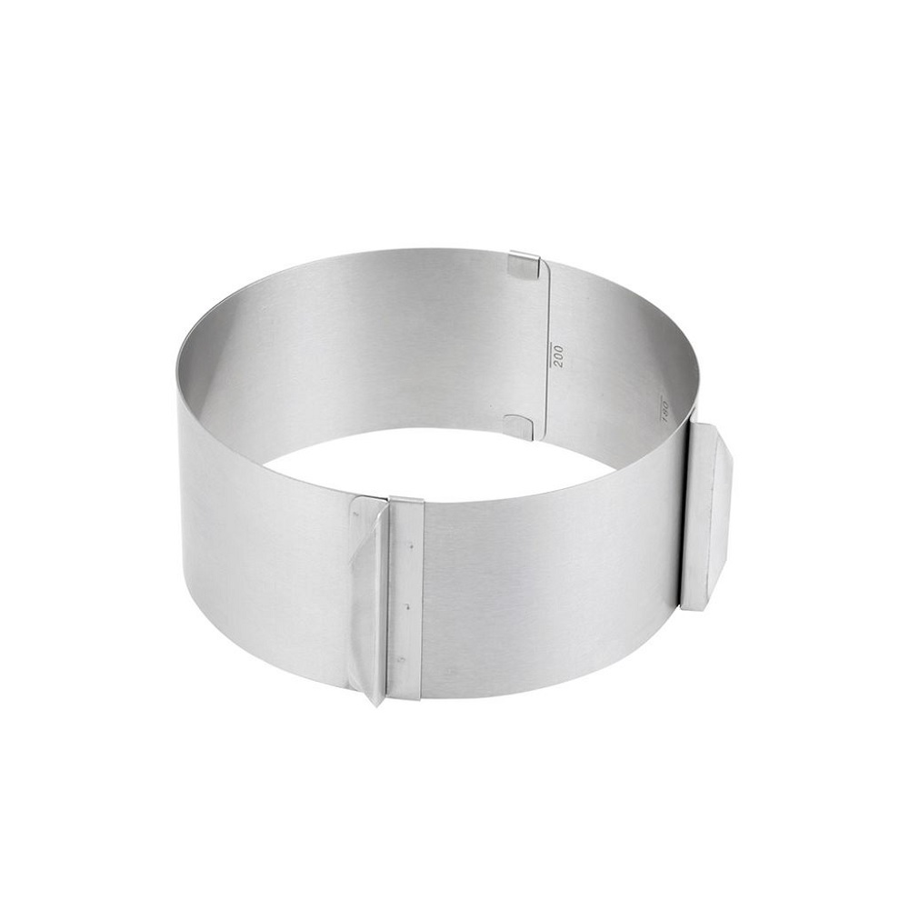 c|h|g Tortenring mit Skala „EasyDo“  Ø 16,0 – 30,0 x 8,5 cm