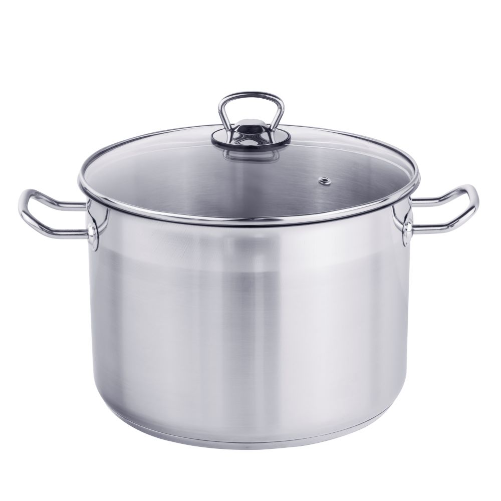 Haushalt International Universaltopf mit Glasdeckel 10L Maße: ca. Ø: 26 x H: 18cm
