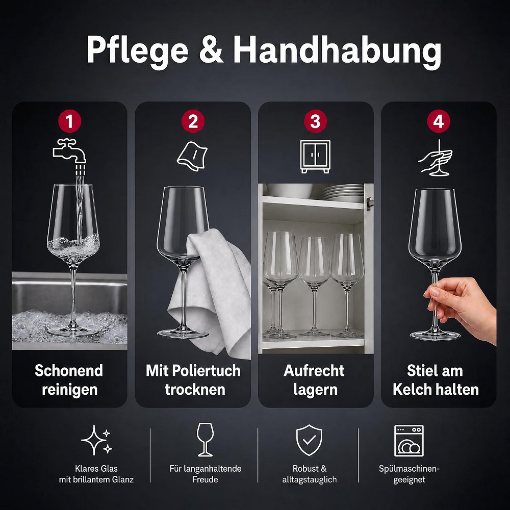 Der-Porzellan-Laden by Nachtmann ViNova Rotweinglas 550 ml 4er Set