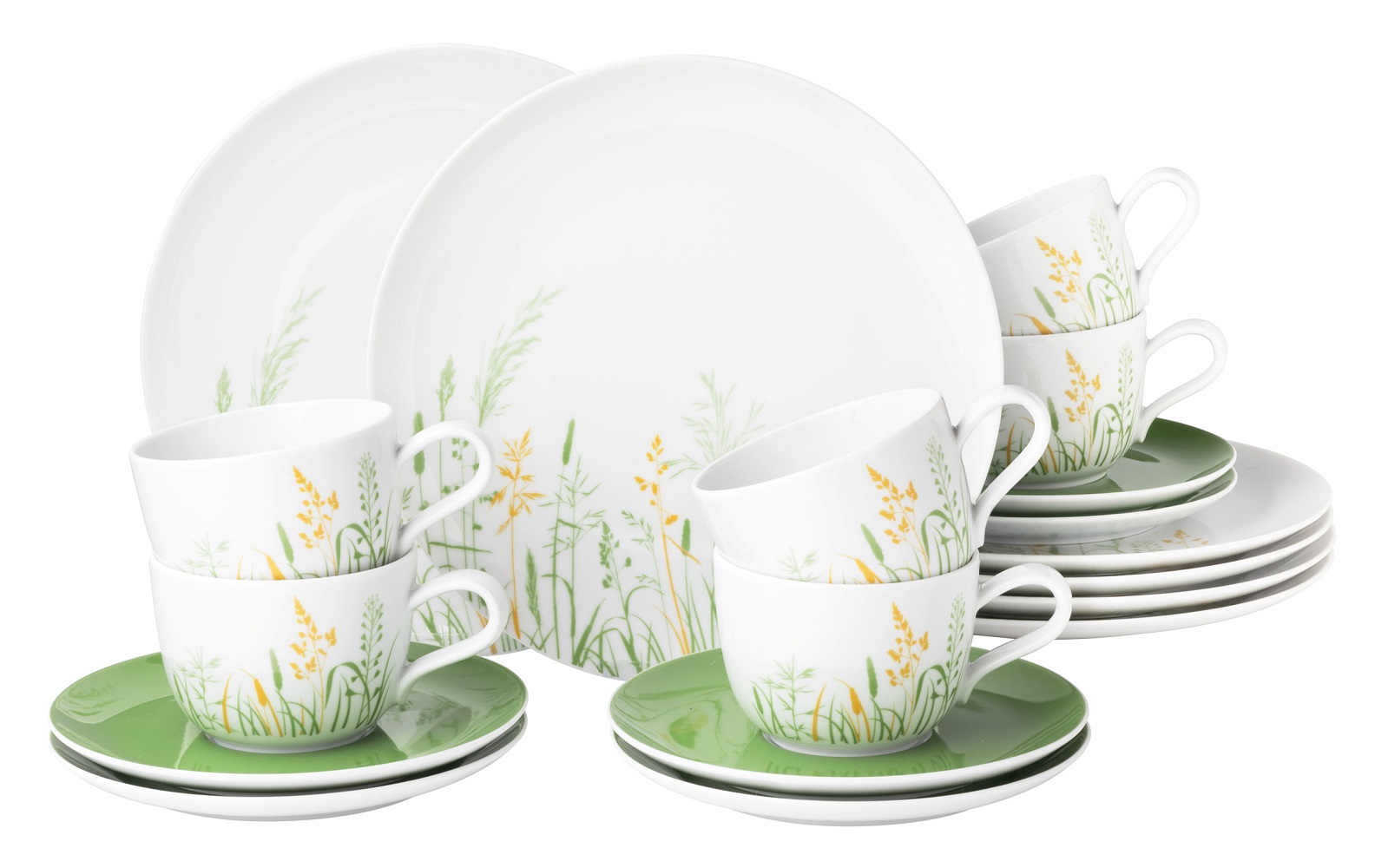 Seltmann Weiden Liberty Meadow Grasses green Kaffeeservice 18-tlg.