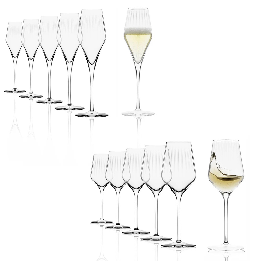 Stölzle Lausitz Symphony Weißweinkelch/Champagnerkelch Set 12 tlg