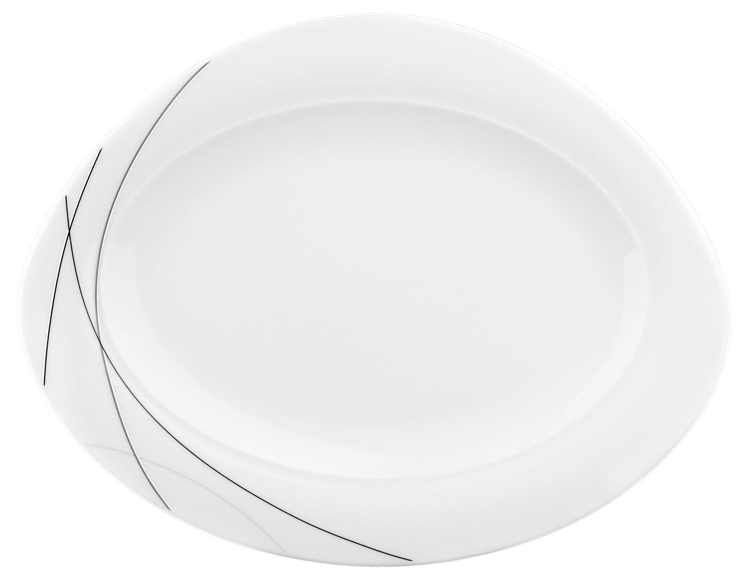 Seltmann Weiden Trio Highline Servierplatte oval 31cm
