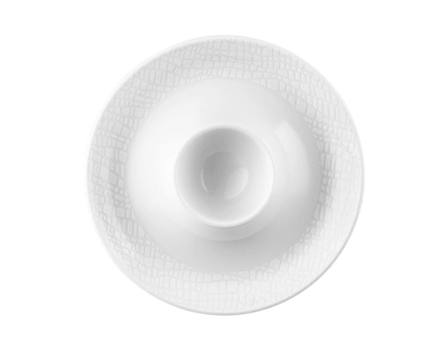 Seltmann Weiden L Fashion luxury white Eierbecher mit Ablage