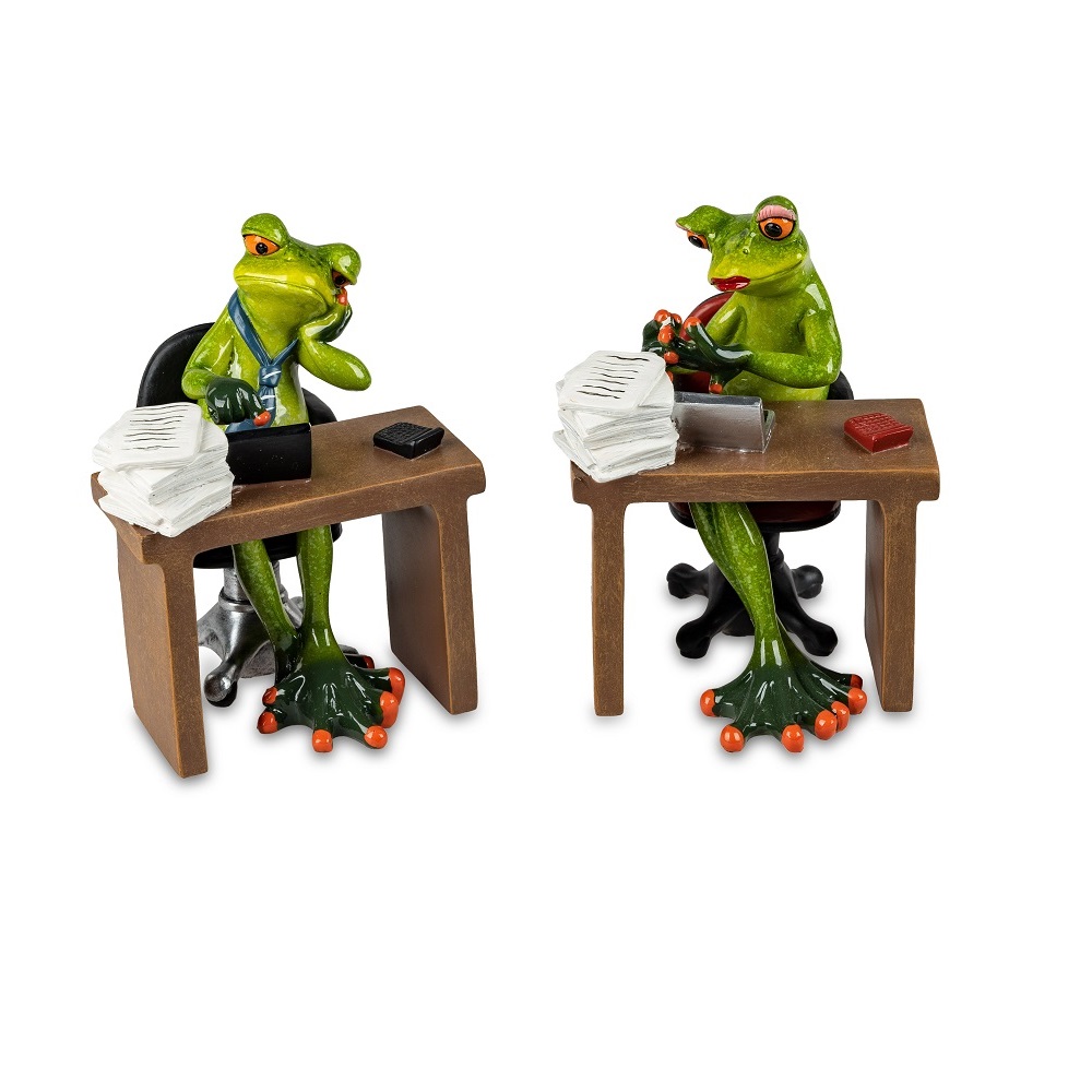 Formano Frosch am Schreibtisch