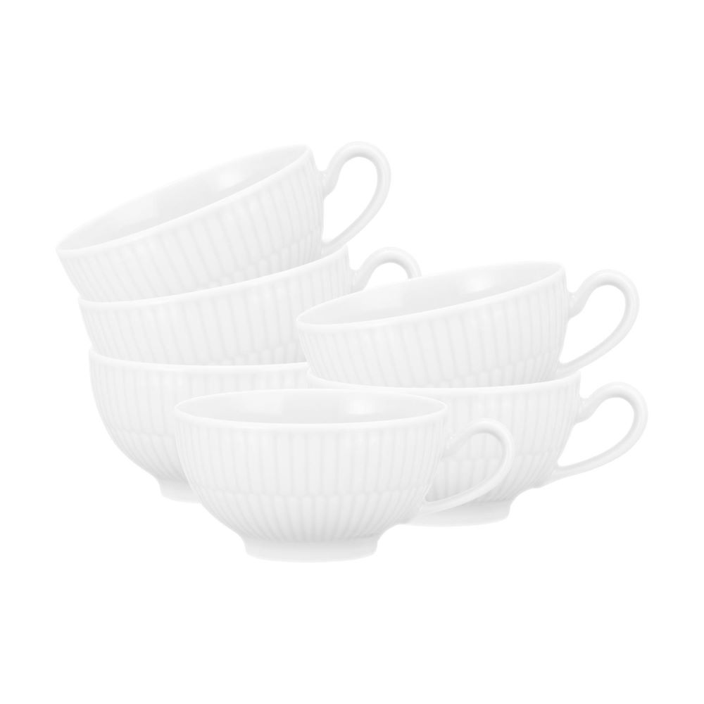 Seltmann Weiden Amina weiß Teeobertasse 0,22 l 6er Set