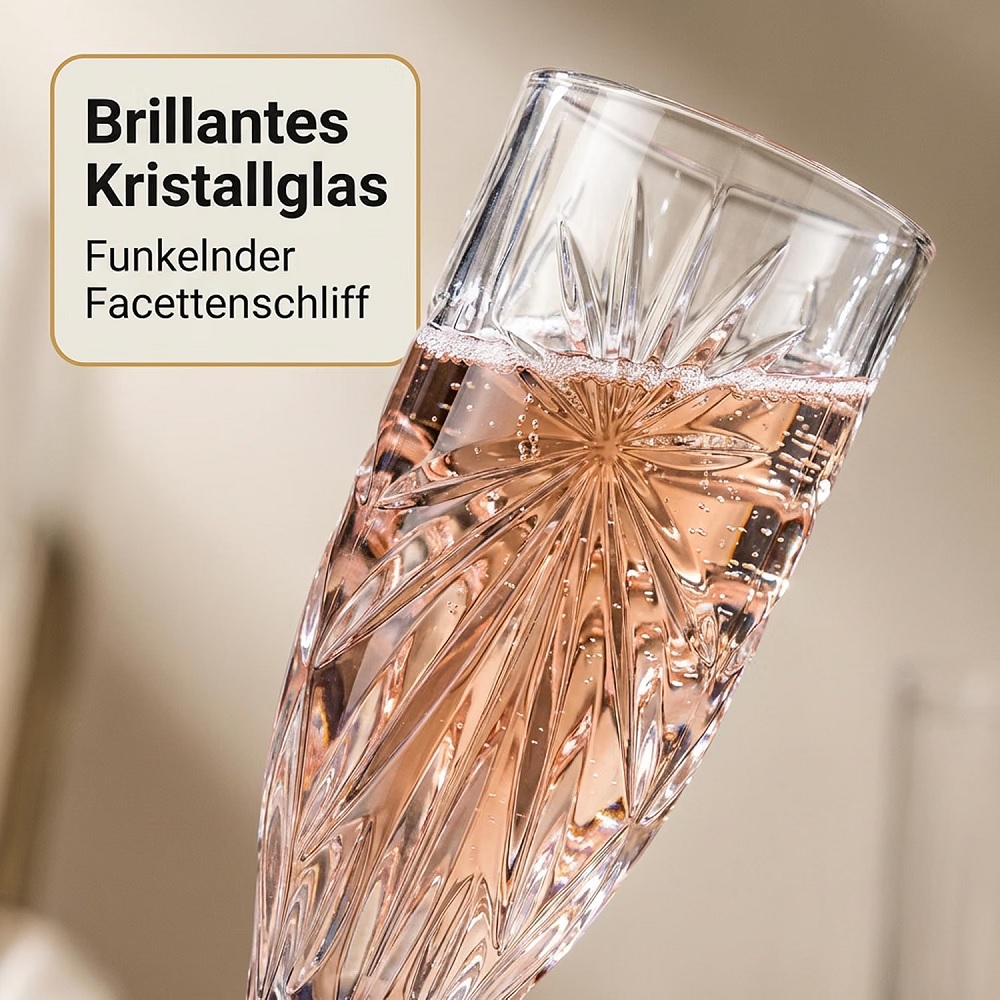 Der-Porzellan-Laden by RCR Oasis Champangerglas 160 ml 6er Set