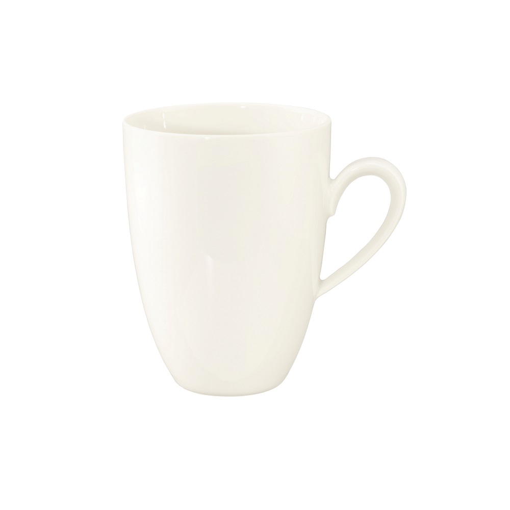 Seltmann Weiden Savona Fine Diamond weiß Becher mit Henkel 0,35 l