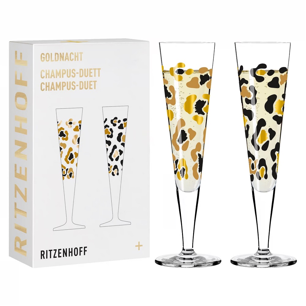 Ritzenhoff Goldnacht Champus-Duett A. Vasconcelos H25 2er Set