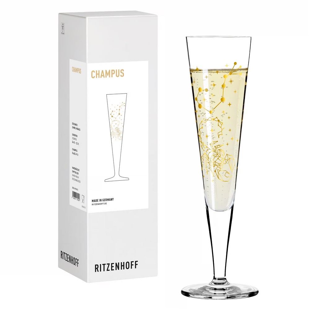 Ritzenhoff Astrologie Champagner #10 Skorpion Z. Mubaza H25