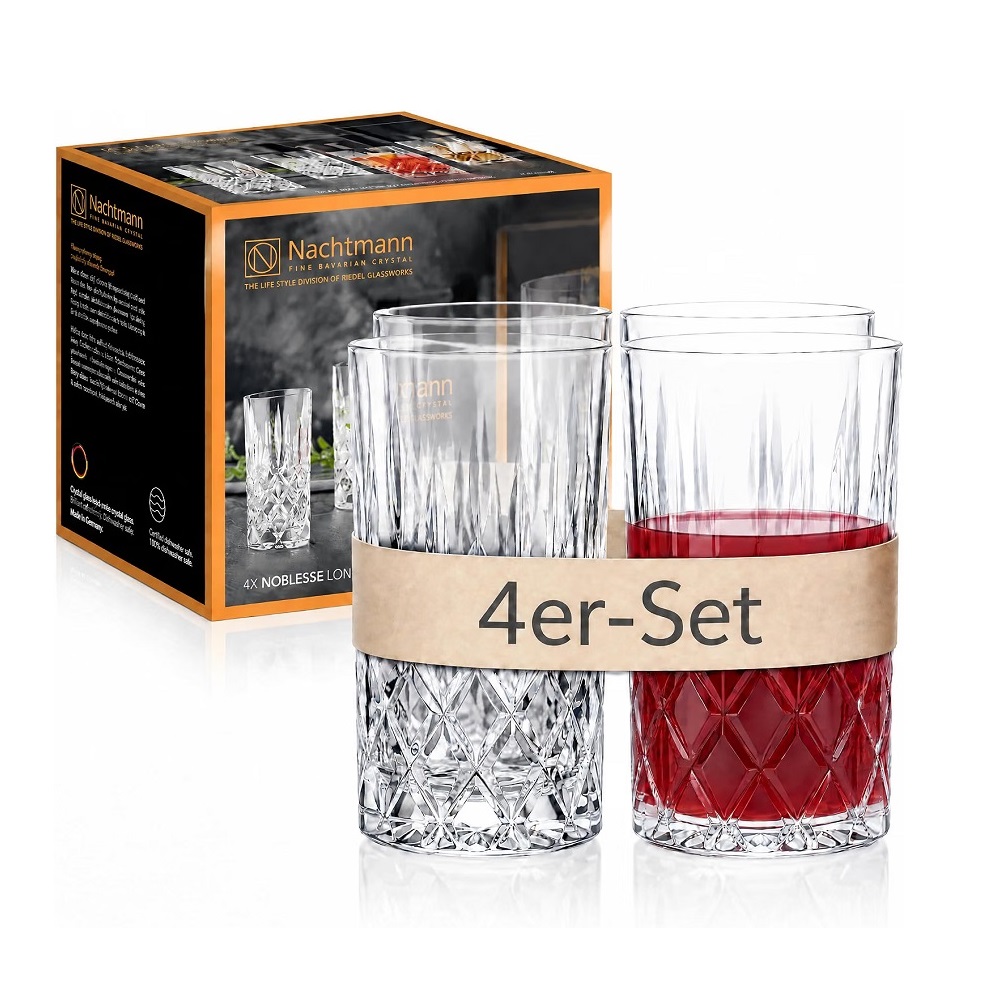 Der-Porzellan-Laden by Nachtmann Noblesse Longdrinkglas 4er Set