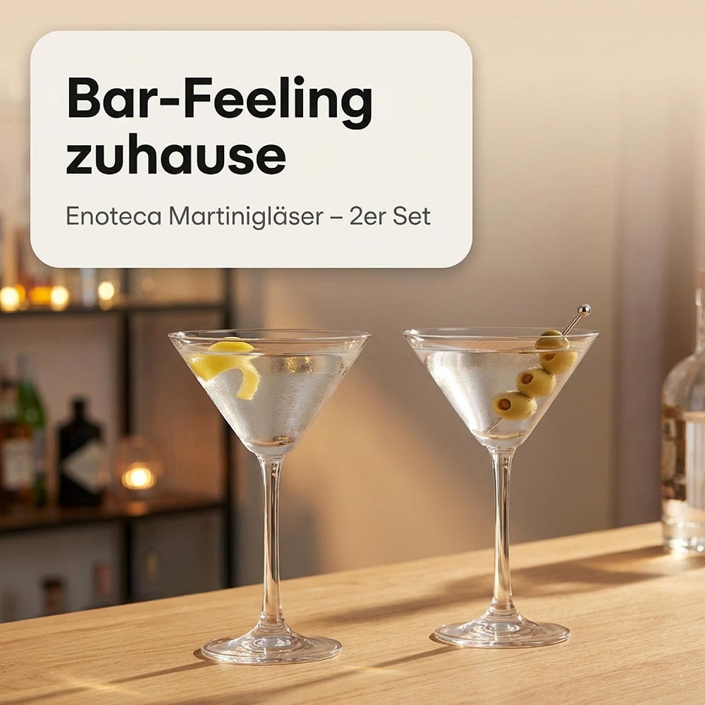 Der-Porzellan-Laden by Pasabahce Enoteca Martiniglas 230 ml 2er Set