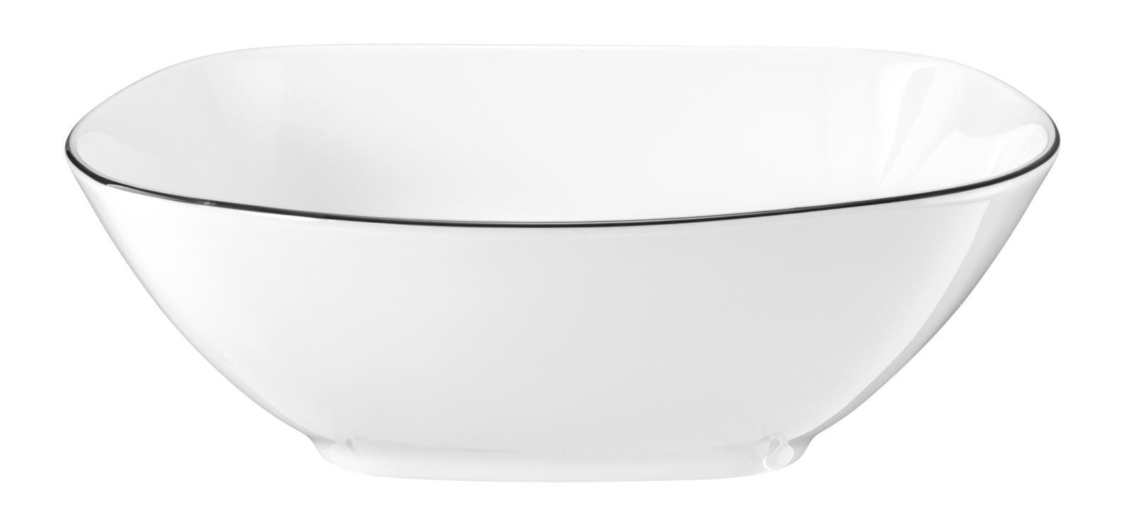 Seltmann Weiden Lido Black Line eckig Schüssel 20 cm