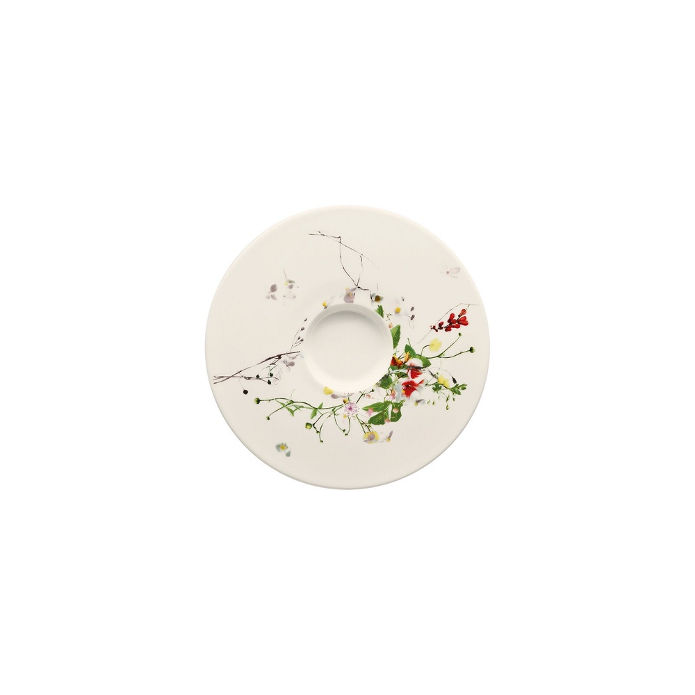 Rosenthal Brillance Bone China Fleurs Sauvages Kombi-Untertasse 15cm