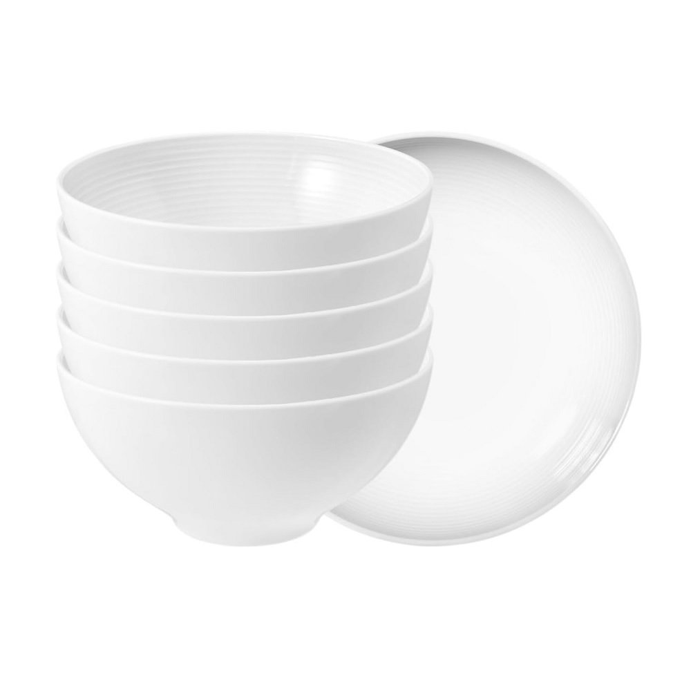Seltmann Weiden Beat weiß Schüssel rund 15,5 cm 6er Set