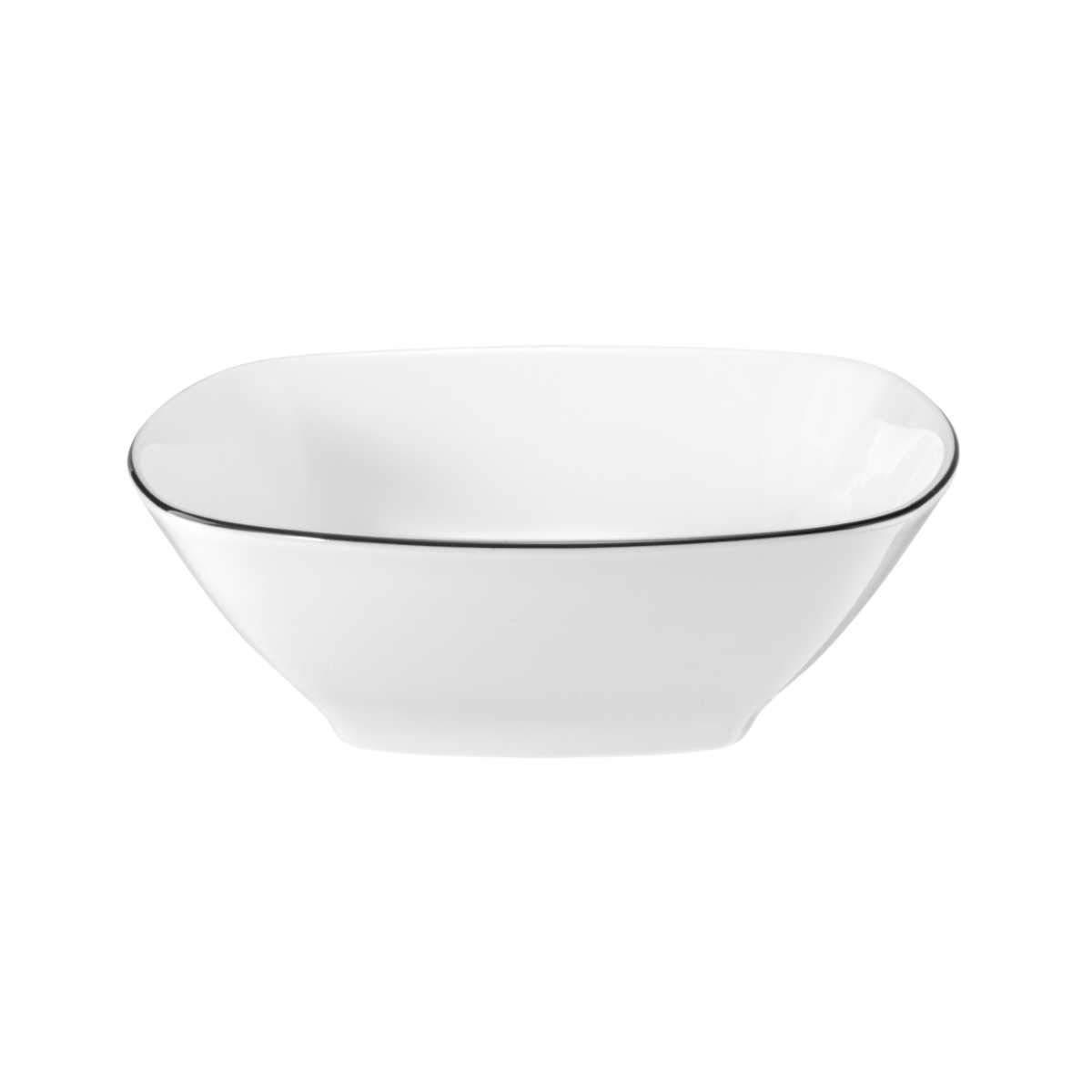 Seltmann Weiden Lido Black Line Eckig Desserschale 15x 15cm
