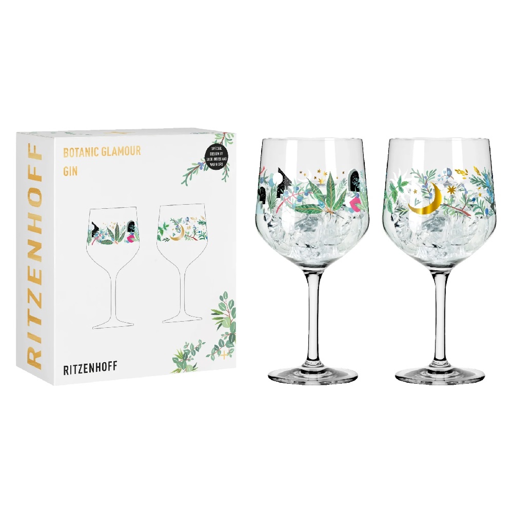 Ritzenhoff Botanic Glamour Gin Kelch 2er #7#8 GWAW H23