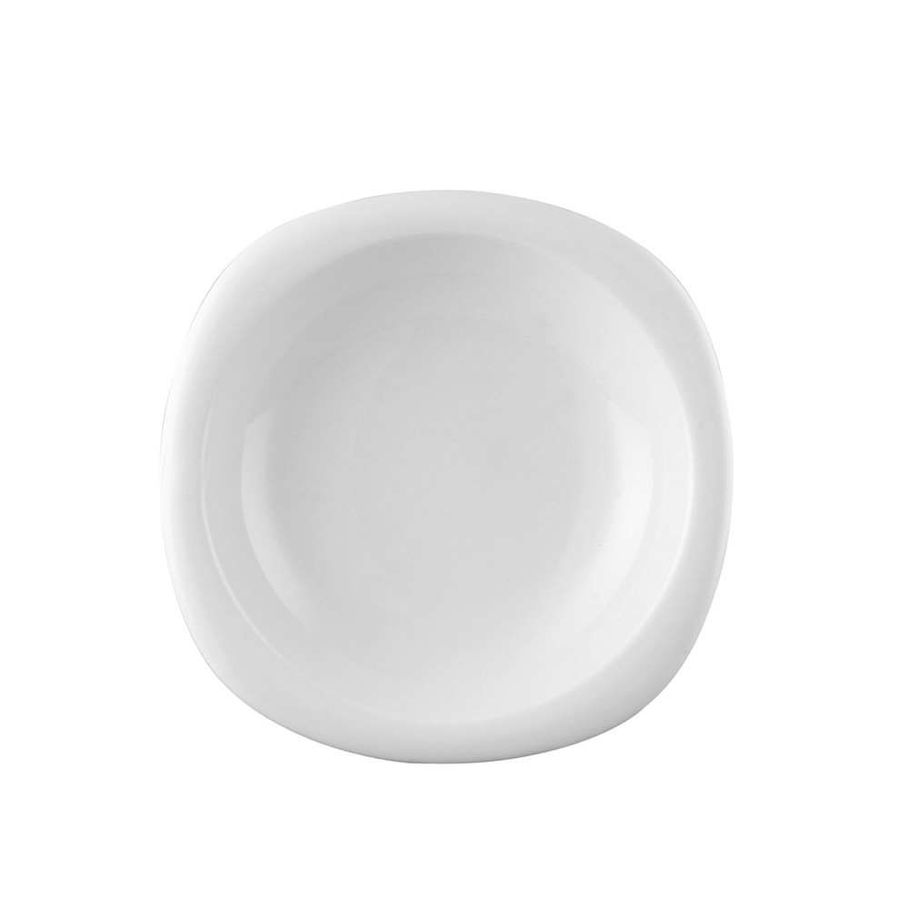 Rosenthal Suomi Weiss Suppenteller - Quadratisch - R 22,4 cm