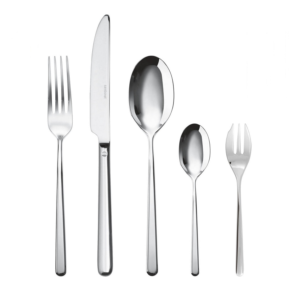 Sambonet Linear Mirror Stahl Besteck-Set 30-tlg.
