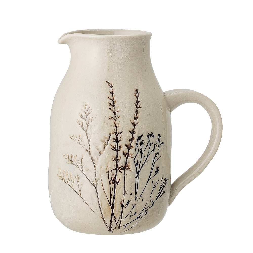Bloomingville Bea Krug 1,5 Liter Natur Steingut