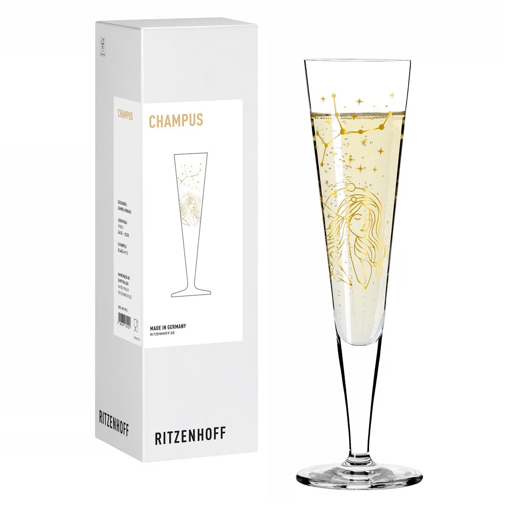 Ritzenhoff Astrologie Champagner #12 Jungfrau Z. Mubaza H25