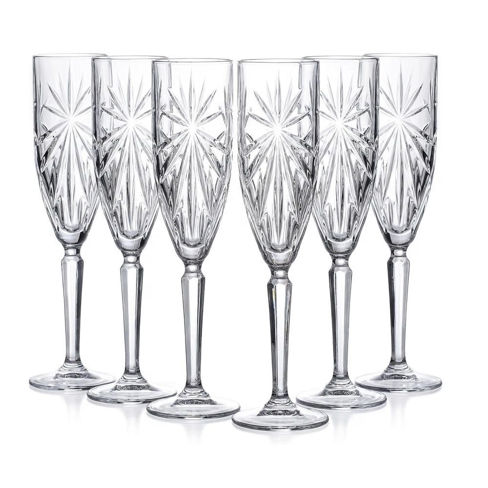 Der-Porzellan-Laden by RCR Oasis Champangerglas 160 ml 6er Set