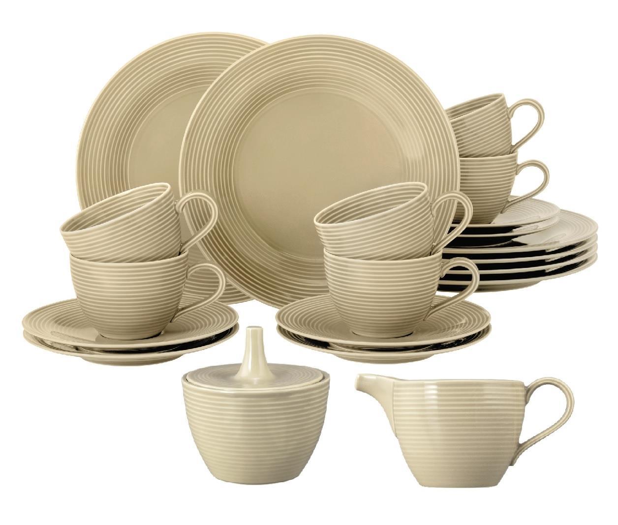 Seltmann Weiden Beat Sandbeige Kaffeeservice 20-tlg.