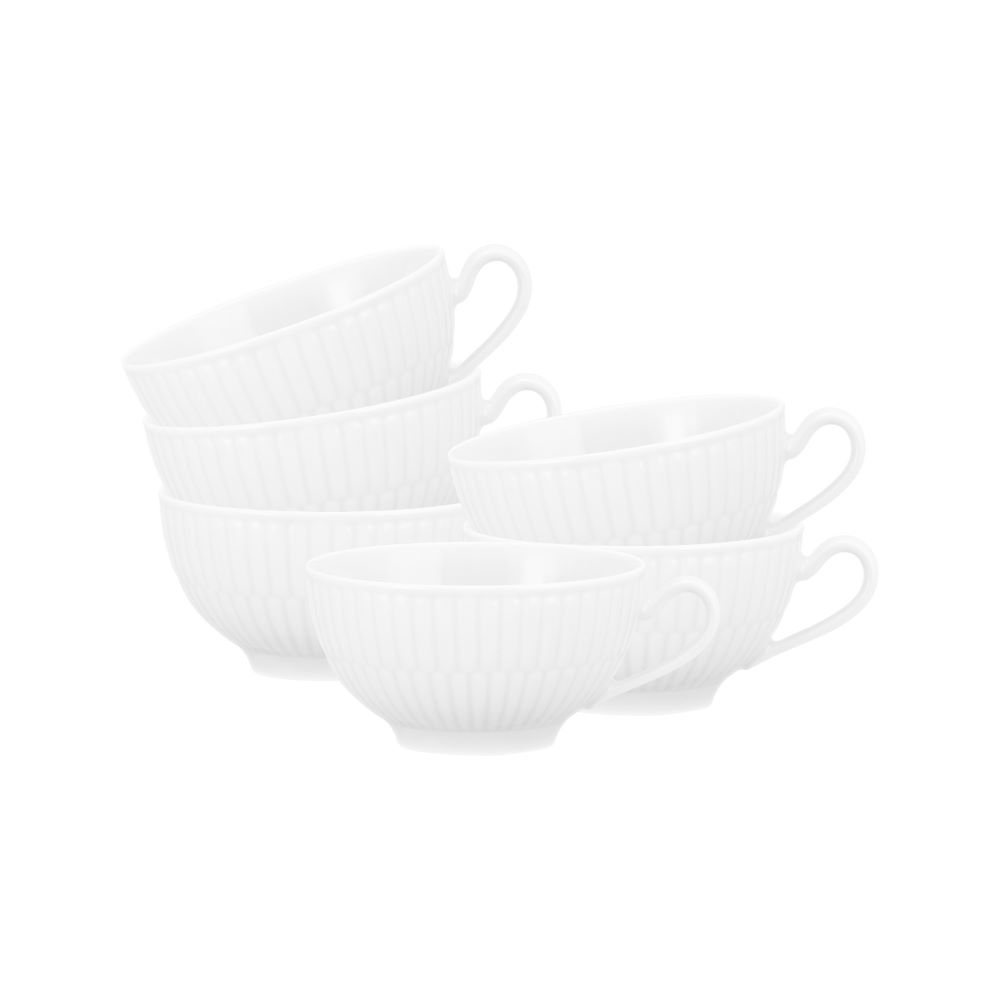 Seltmann Weiden Amina weiß Teeobertasse 0,14 l 6er Set