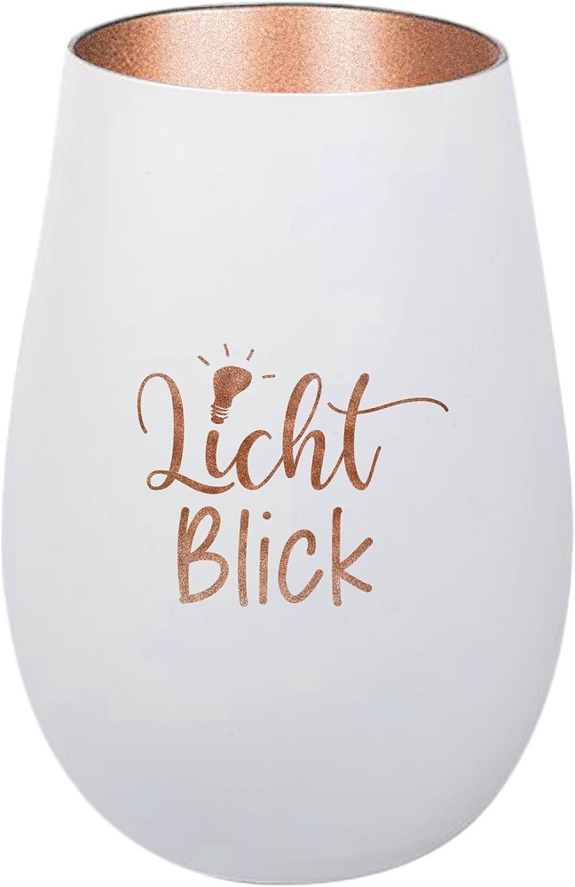 Windlicht Licht Blick Weiß Bronze