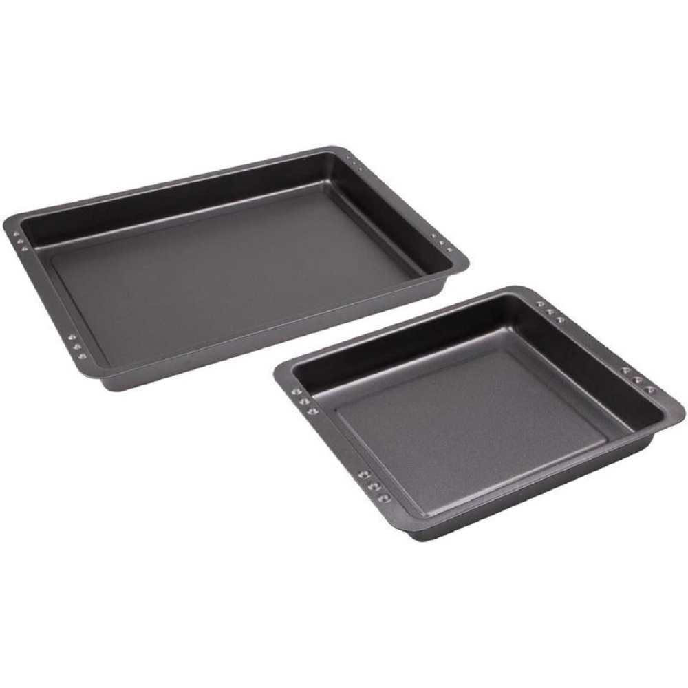 c|h|g Backformen-Set, 2-tlg., EasyOven, 28,5 x 23 x 4cm und 42x 29x 4cm