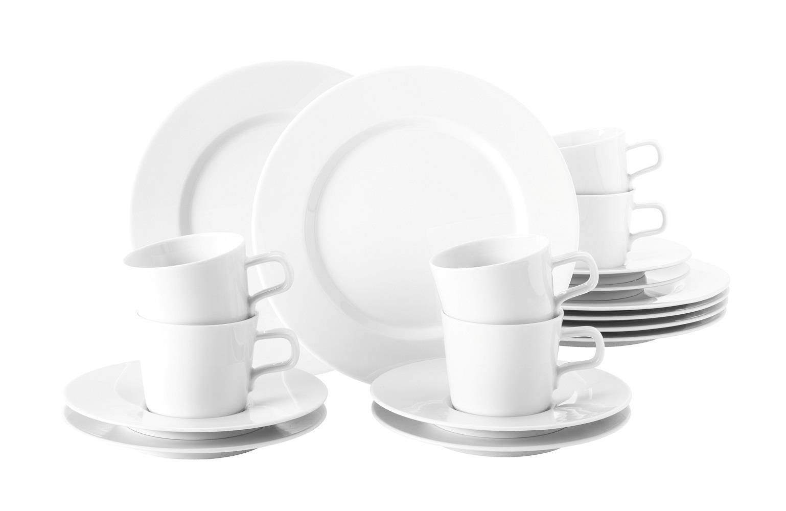 Seltmann Weiden No Limits weiß Kaffeeservice 18 tlg. NL