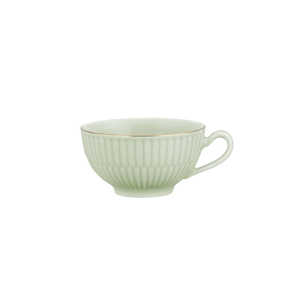Seltmann Weiden Amina seladon/Goldrand Teeobertasse 0,14 l
